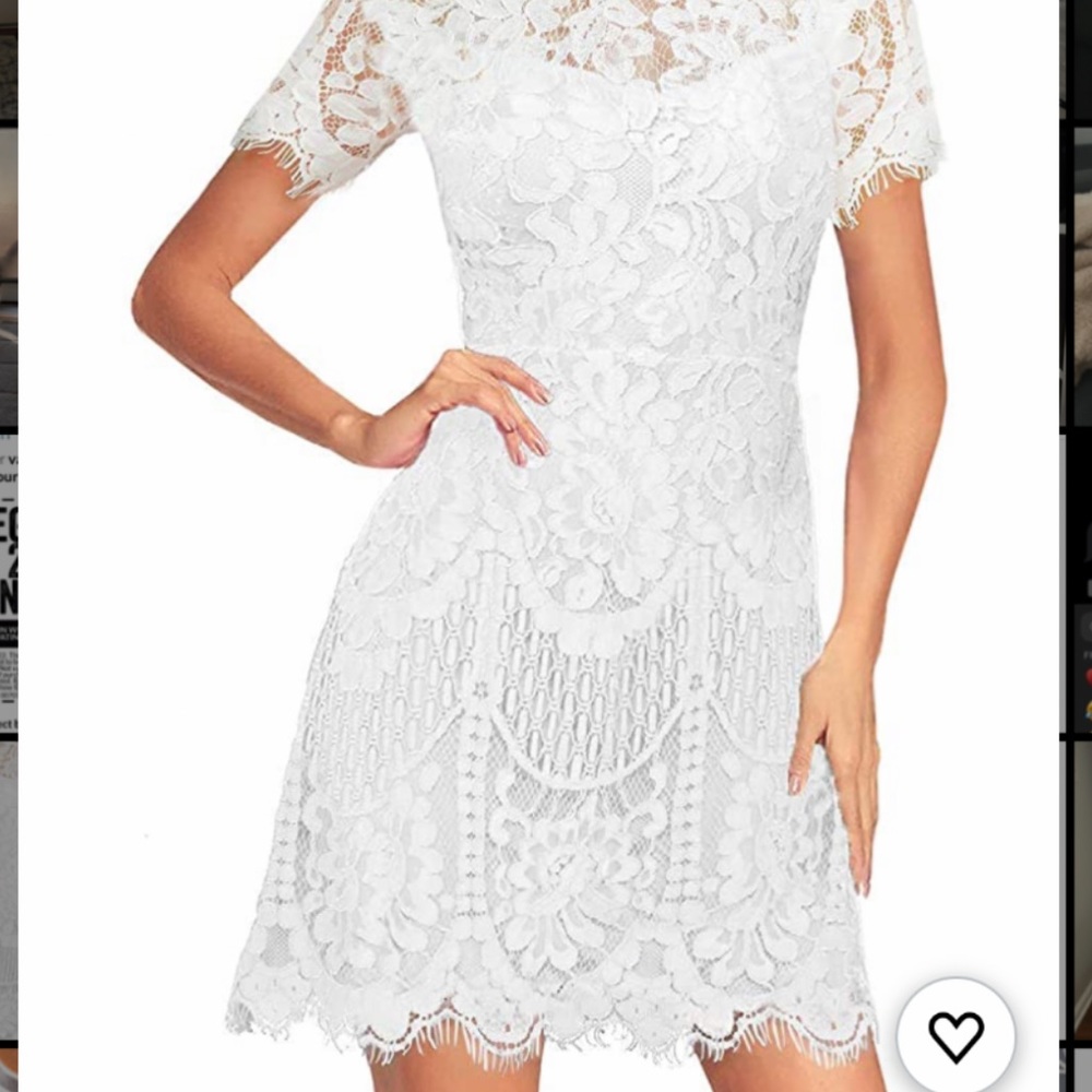 White Lace Dress